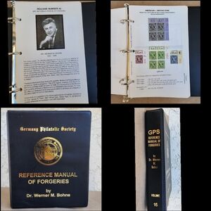 VOLUME 15 Vintage Germany Pilatelic Society Reference Manual of Forgeries Stamps